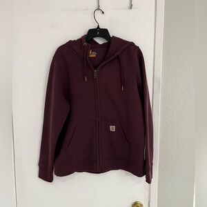 Carhartt relax fit hoodie front zip